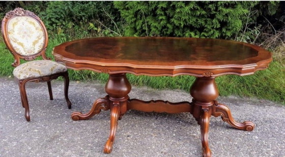 Image 1 of Barok eetkamer tafel 