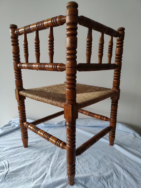 Image 1 of Bobbin chair of Knobbelstoel