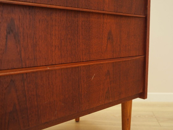 Image 1 of Escritorio de teca, diseño danés, década de 1970, fabricado en Dinamarca.