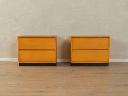 1950s bedside tables, WK Möbel, vintage