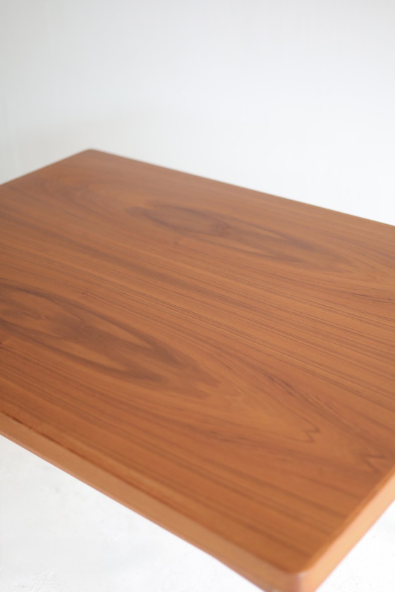 Image 1 of Extendable dining table by Henny Kjaernulf, Danish design, 1960s