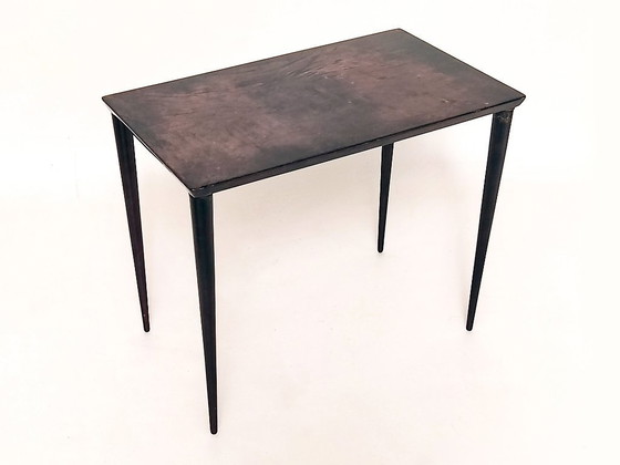 Image 1 of Aldo Tura side tables