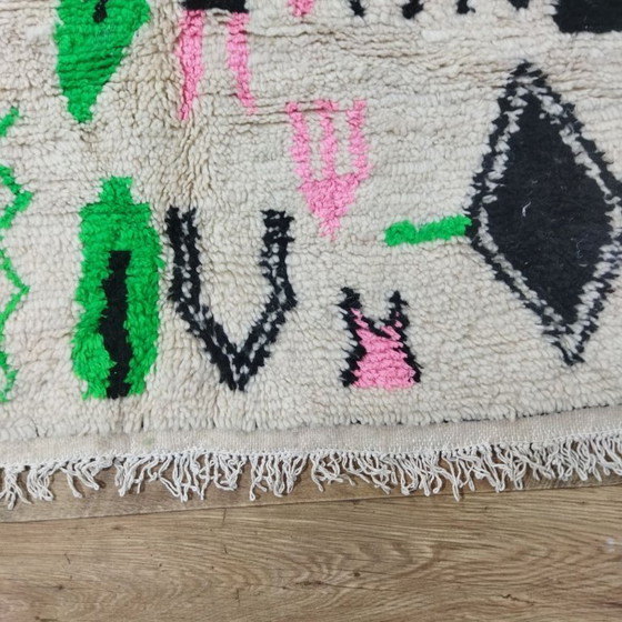 Image 1 of Authentiek Marokkaans Azilal-tapijt 260 x 150 cm – Handgemaakt Berber wollen tapijt