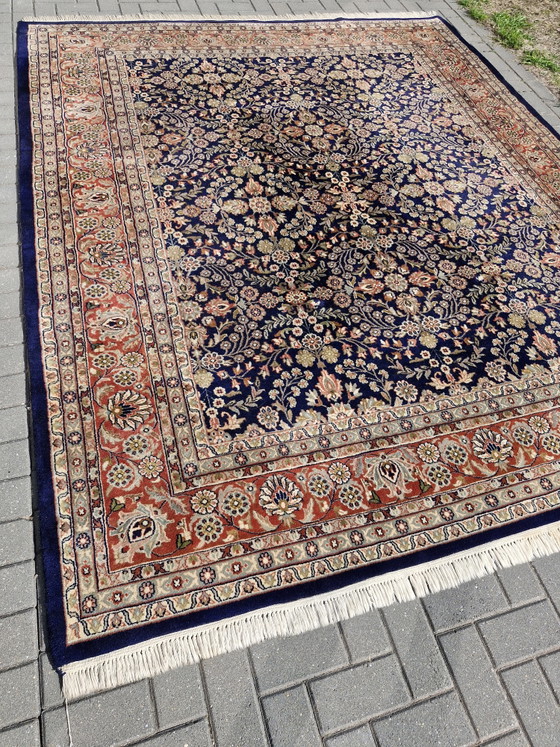 Autentico Tappeto Persiano Kashan Annodato a Mano 310 x 250 cm – Tappeti, Cotton, Wool (photo 2 of 15)