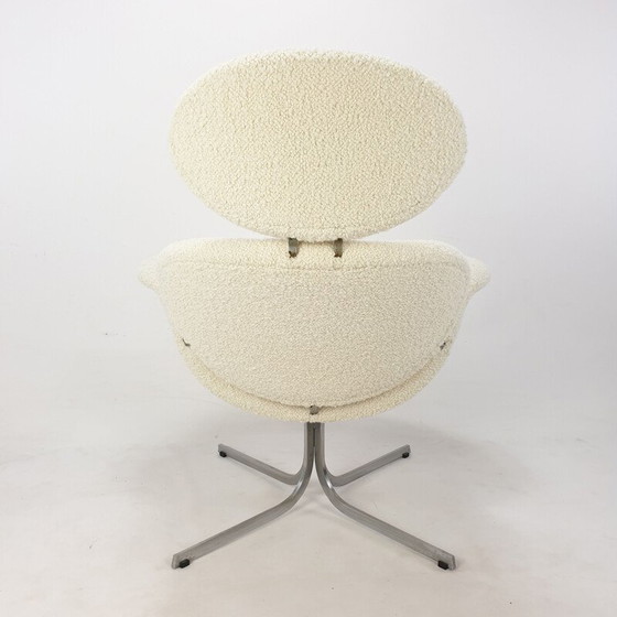 Image 1 of Big Tulip vintage wollen fauteuil van Pierre Paulin voor Artifort, 1959