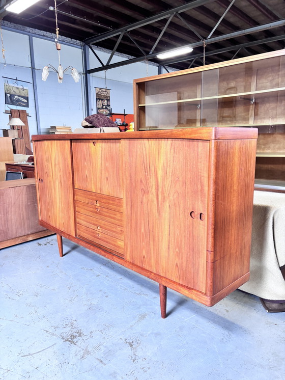 Image 1 of Vintage teak highboard deens design bramin