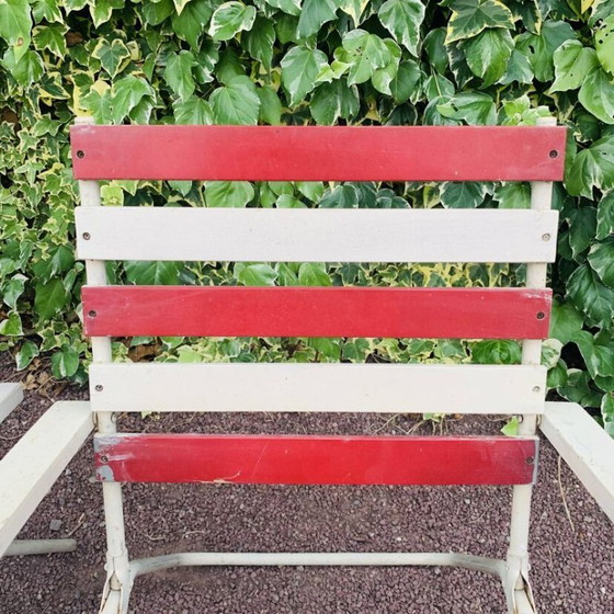 Image 1 of Set of 3 folding garden armchairs