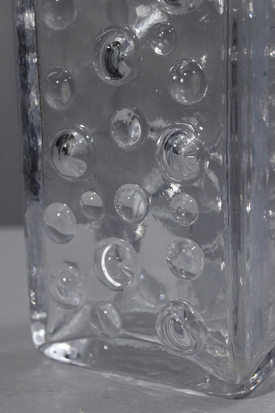 Image 1 of Vase verre Bubble design Erich Jachmann pour WMF Allemagne 1970s