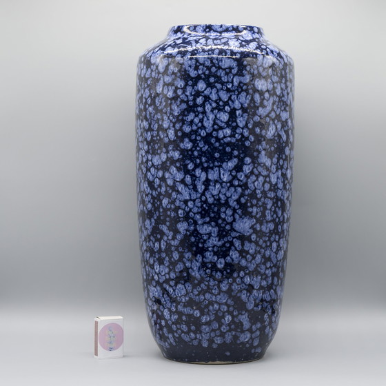 Image 1 of Vette Lava Bodenvaas West-Duits Aardewerk Mid Century Design Scheurich 517-45 CM