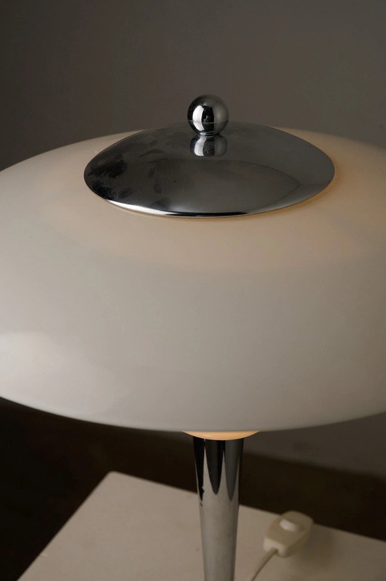Art Deco Glass Mushroom Table Lamp (photo 7 of 11)
