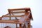 Antiek houten vogelhuisje, jaren 1890 – Tuinaccessoires, Wood, Metal (photo 6 of 16)