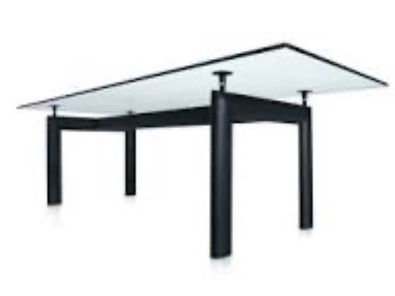 Image 1 of Le Corbusier LC6 Esstisch - Cassina, Milchglas, signiert/nummeriert