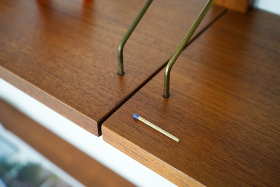 Teak modulair rekkensysteem van Kjell Riise, Brødrene Jåtog Møbelfabrikk, Noorwegen, jaren 60 – Wandrek (photo 15 of 24)