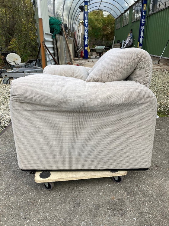 Image 1 of Set unico Maralunga originale di Vico Magistretti per Cassina, 1985