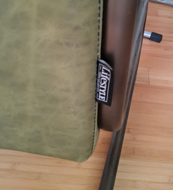 Image 1 of Ledersessel im Retro-Stil