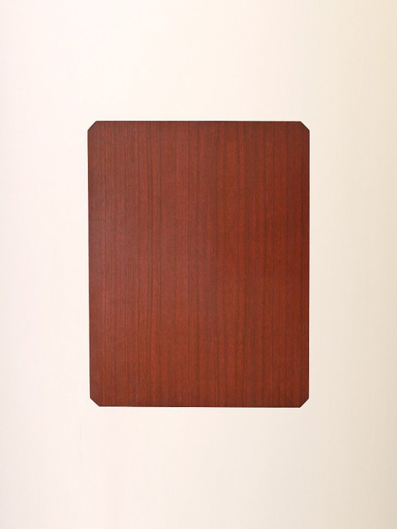 Image 1 of 1950s Scandinavian Teak Bedside Table with Shelf