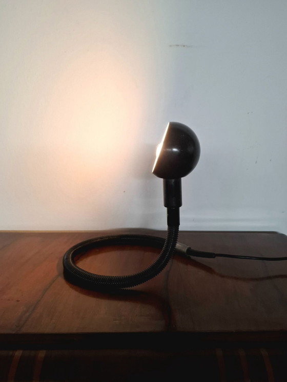Table Lamp Valenti Hebi Grossa Isao Hosoe.1969, Lampade da tavolo, Metallo, Plastica, Nero (foto 7 di 12)
