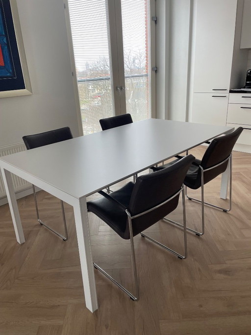 Mesa Leolux con 4 sillas Leolux