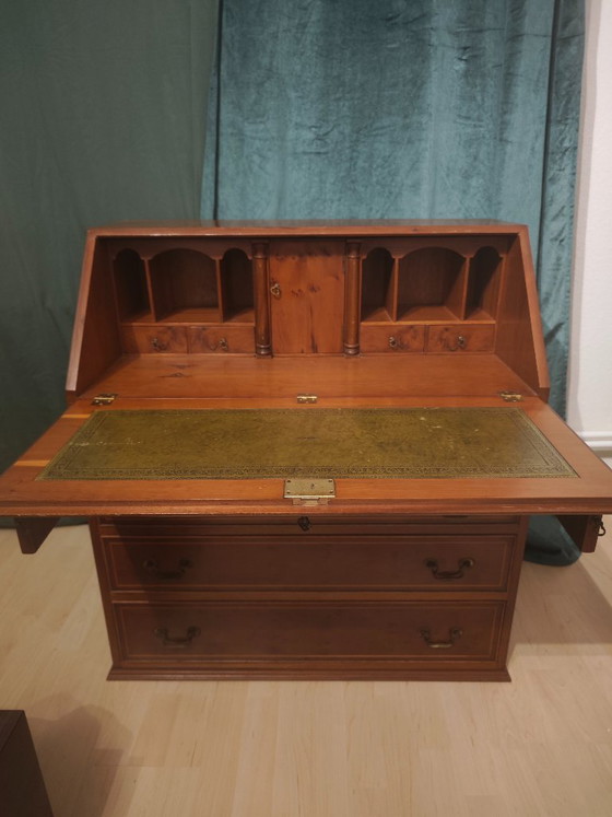 Secrétaire Reprodux – Bureaux, Leather, Wood (photo 4 of 6)