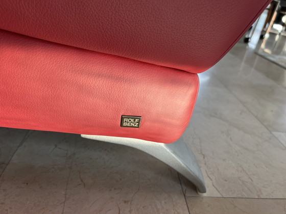 Image 1 of Divano a 3 posti e poggiapiedi Rolf Benz 2300