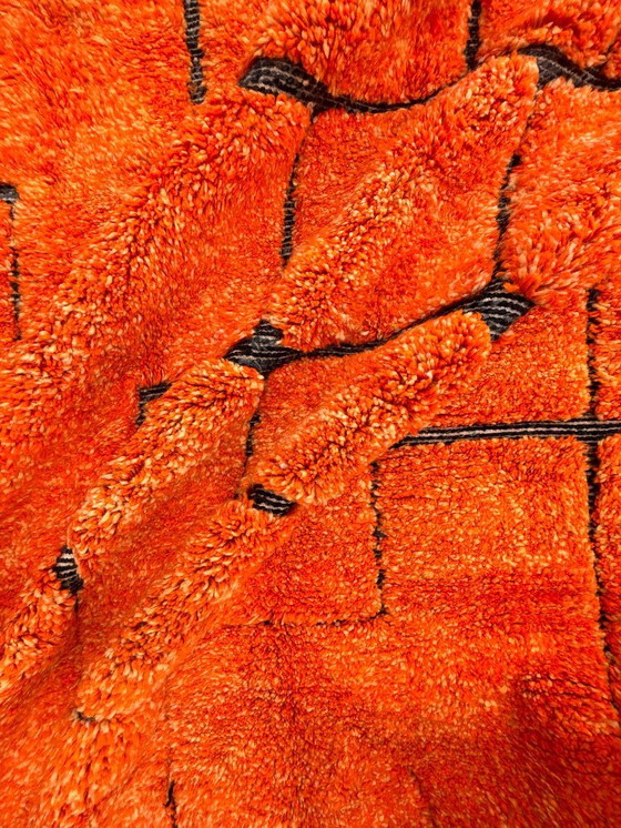 Image 1 of Beni Ouarain Teppich – 260 x 350 cm – Großer handgewebter marokkanischer Wollteppich – Modernes geometrisches Design