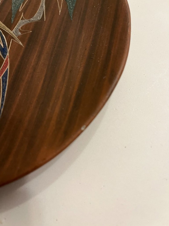 Image 1 of Kom in de vorm van een verfpalet uit de Ancora-fabriek