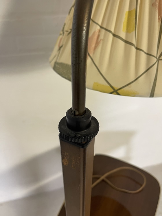 Image 1 of Vintage staande lamp bijzettafel 