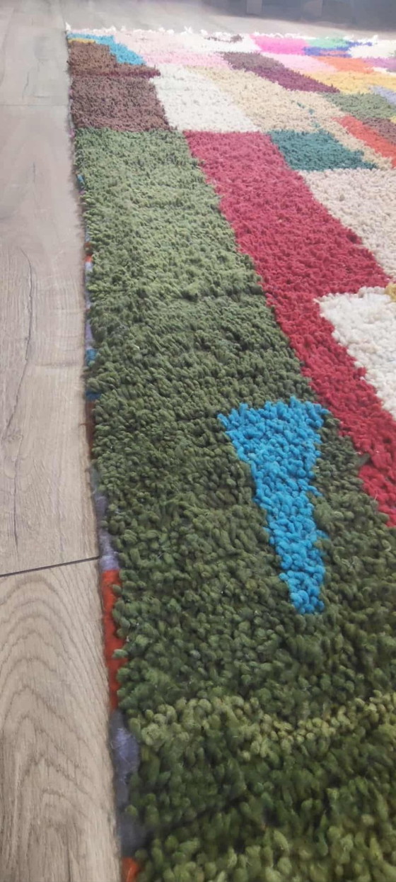 Image 1 of Tapis berbère 295 x 200 Boho tapis en laine neuve marocain