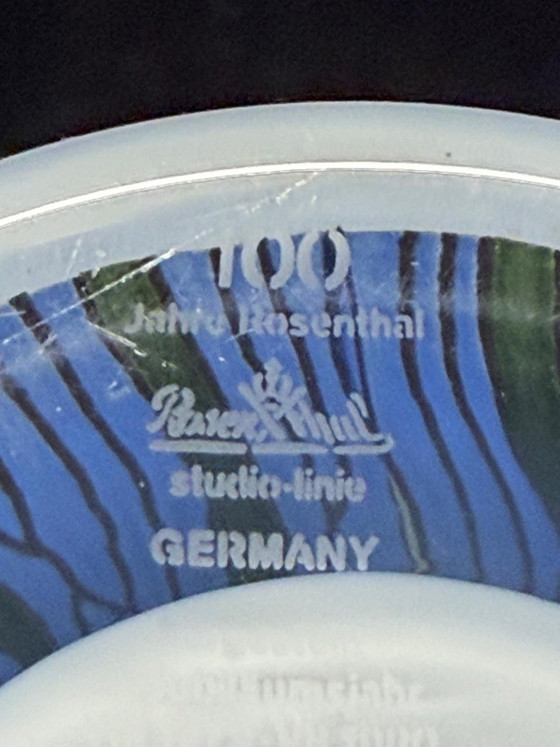 Rosenthal Vase 100 Jahr, Vasen, Glas, Blau (Foto 4 von 15)