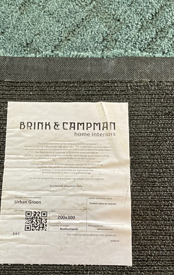 Image 1 of Tapis Brink en Campman Twinset Urban vert