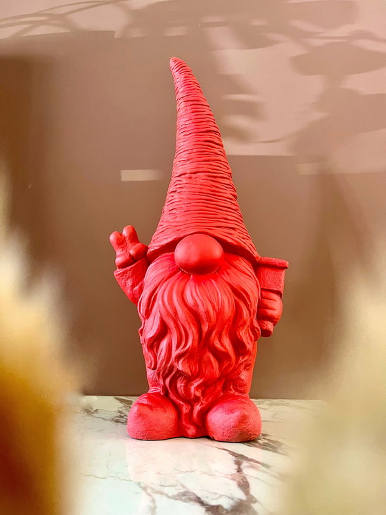 Image 1 of Statue de gnome en plâtre