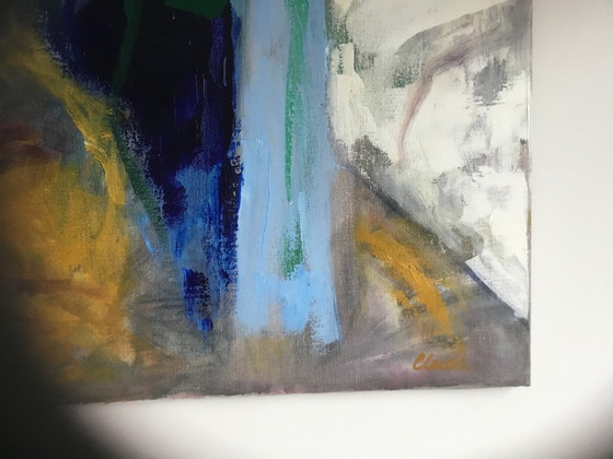 Image 1 of Die blaue Vase - abstrakt