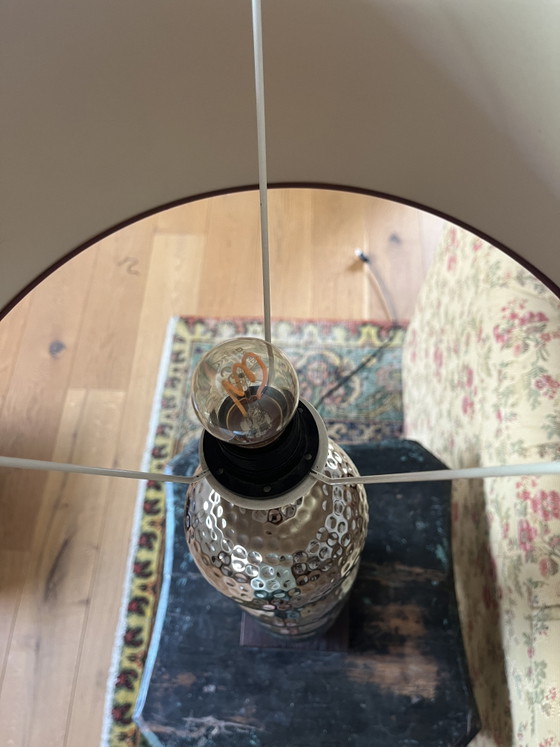 Image 1 of Set of 2 table lamps with velvet shades