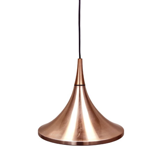 Lampada a sospensione tedesca "Semi" (tromba) – Rame, Rolf Krüger Staff Leuchten, 1970 (photo 5 of 15)
