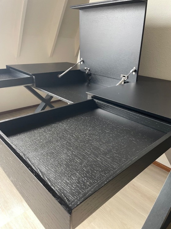 Bureau – Malte, Bijzettafels, Wood, Leather (photo 4 of 5)