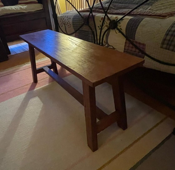 Image 1 of 2 robuste panchine di legno