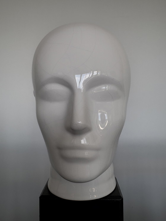 Image 1 of 2 x ceramic vintage mannequin heads