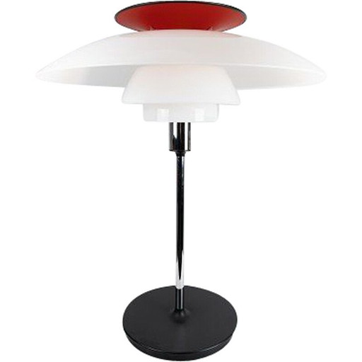 Lámpara de mesa vintage de Poul Henningsen y Louis Poulsen, años 1974