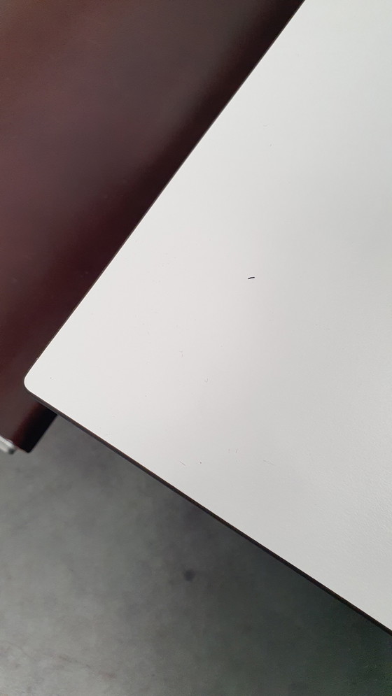 Image 1 of Moooi mesa contenedor + pie extra bajo blanco clásico diseño holandés mesa de jardín exterior/interior marcel wanders