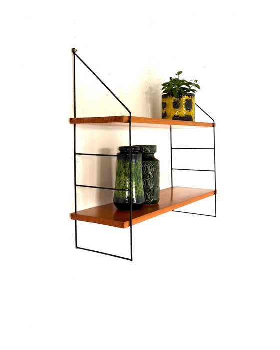 Vintage Shelving unit, WHB Germany ‘60 – Wood, Metal (photo 7 of 8)