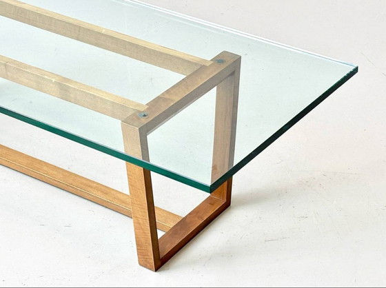 Image 1 of Eenvoudige salontafel in een strak ontwerp, jaren 70