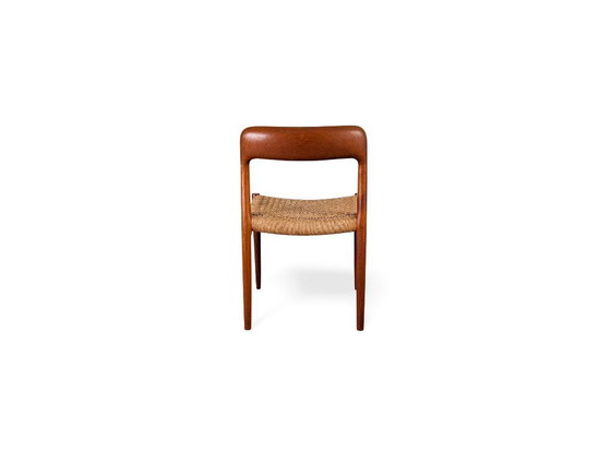 Image 1 of Silla original modelo 75 de JL Moller, Niels Otto Møller, teca, danesa.
