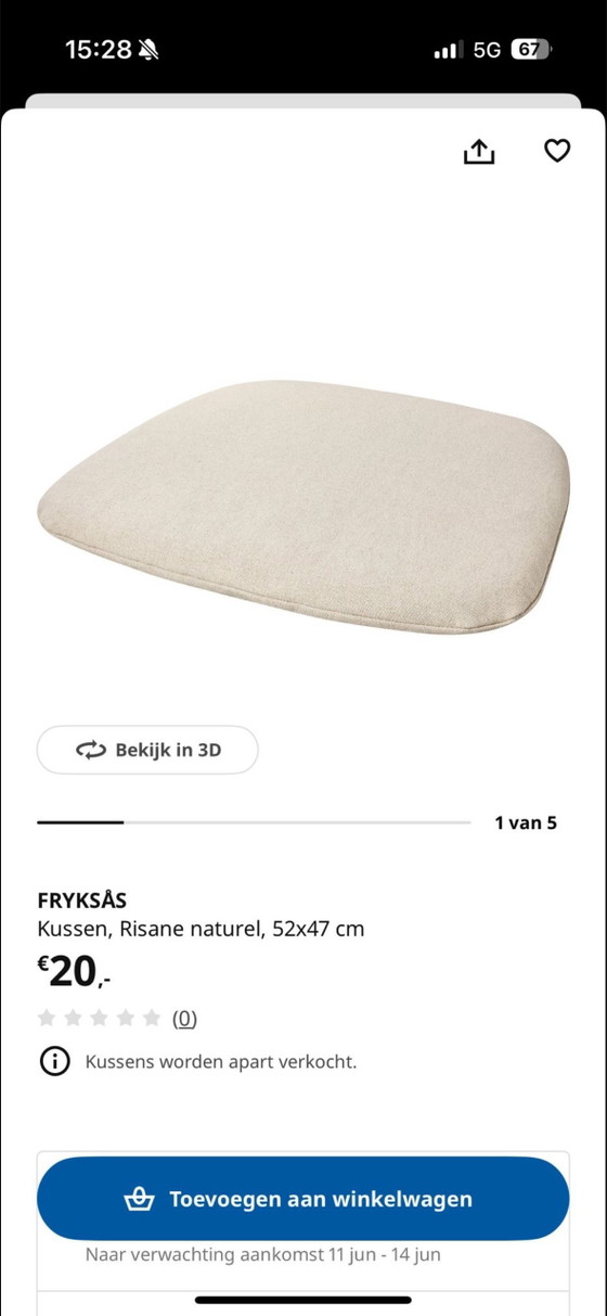 Image 1 of 4 chaises Gastone Rinaldi Pascale (avec coussins en option)