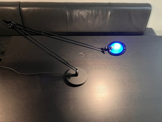 Image 1 of Luceplan Berenice D12 – Design door Rizzatto & Meda – verstelbare blauwe kap