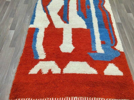 Tappeto marocchino bianco sporco con motivi colorati, 200cm x 300cm – Tappeti, Wool, Bohemian (photo 9 of 12)