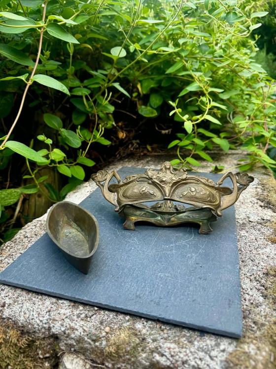 Cache pots en laiton Art Nouveau Jugendstil – Brass (photo 5 of 6)