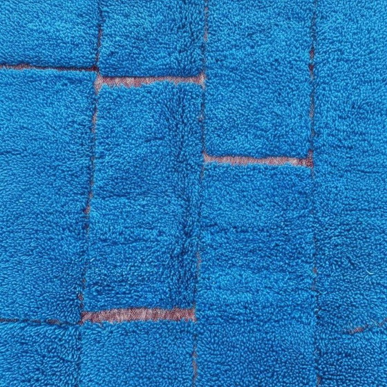 Alfombra bereber grande de 450 cm x 350 cm, lana natural, marroquí. – Wool (photo 2 of 7)
