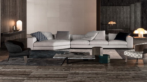 Minotti Freeman Duvet cornersofa 175x395cm LP € 25.000,-