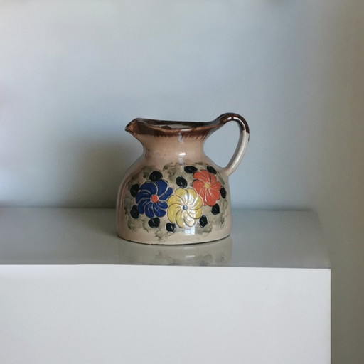 JARRA ARTESANAL DE BARRO - FIRMADA