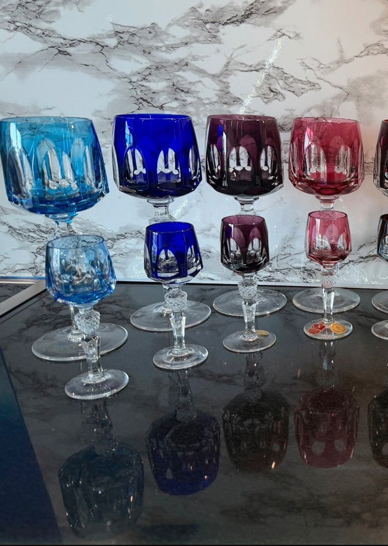 Image 1 of Nachtmann Antika Set Completo 16 Bicchieri – 8 Bicchieri da Vino Römer + 8 Bicchieri da Liquore